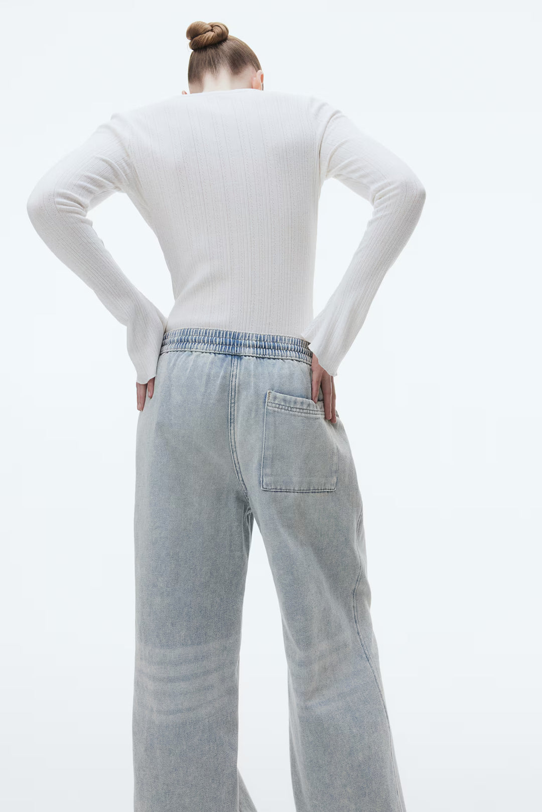 H&M Denim Pull-on Pants