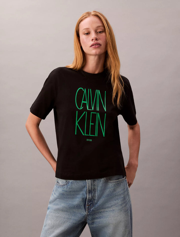 Calvin Klein Logo Graphic Boxy T-Shirt