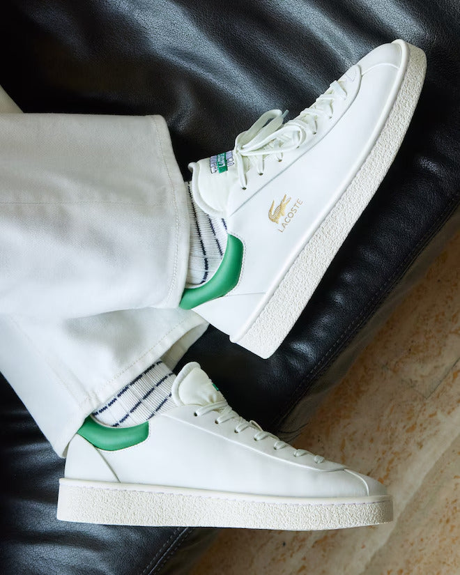 Lacoste Men's Baseshot Premium Leather Sneakers