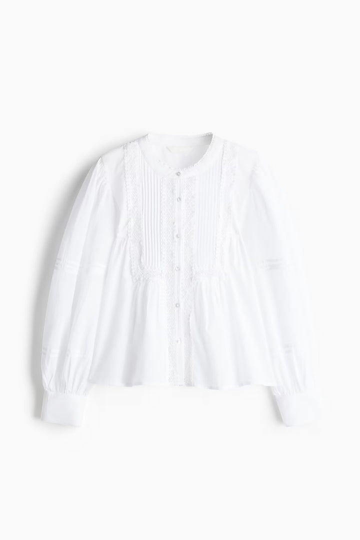 H&M Blouse with Pintucks