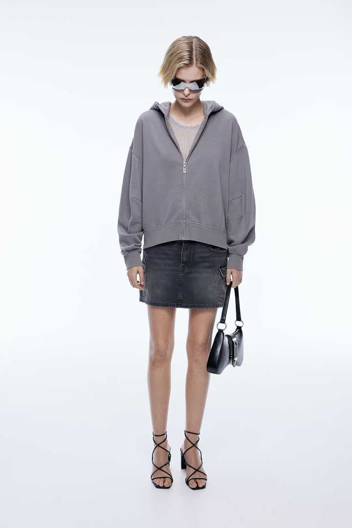 H&M Printed Hooded Jacket