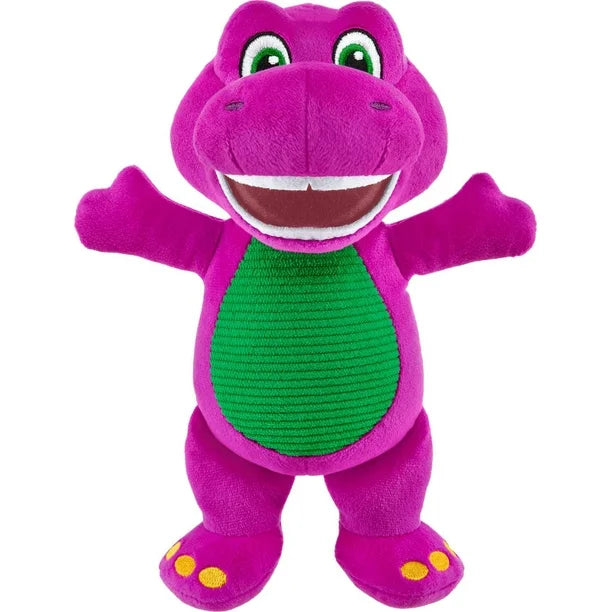 Fisher-Price Barney’s World 6.5-Inch Plush Barney Toy Dinosaur for Toddlers & Preschool Kids