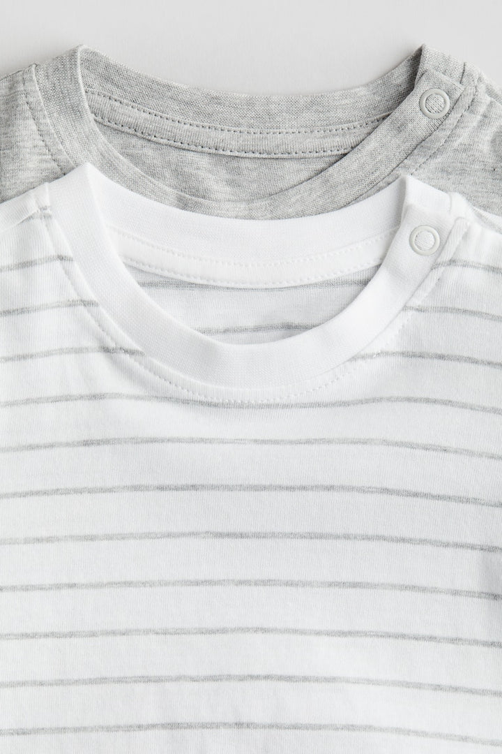 H&M 2-pack Long-sleeved Jersey Shirts