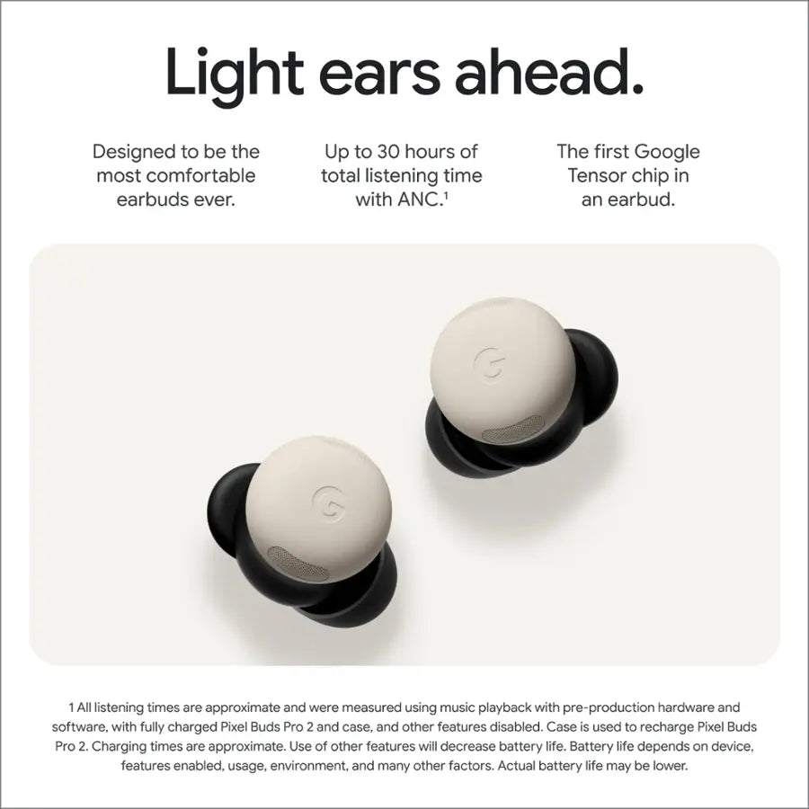 Google - Pixel Buds Pro 2 - Wireless Earbuds with Active Noise Cancellation – Bluetooth Headphones - Hazel