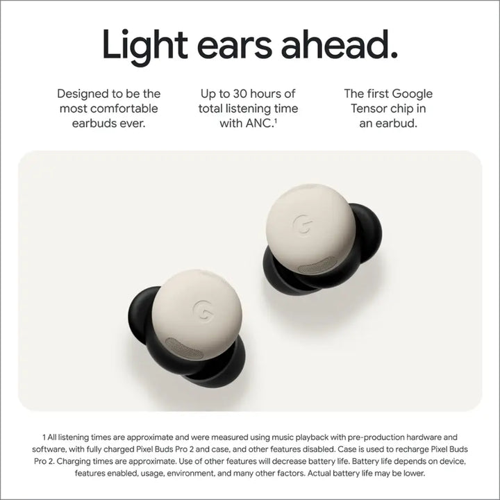 Google - Pixel Buds Pro 2 - Wireless Earbuds with Active Noise Cancellation – Bluetooth Headphones - Hazel