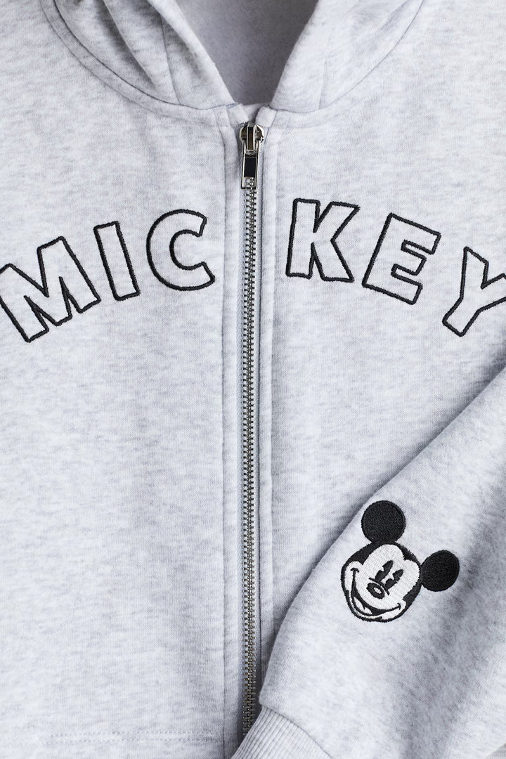 H&M Motif-Detail Hooded Jacket