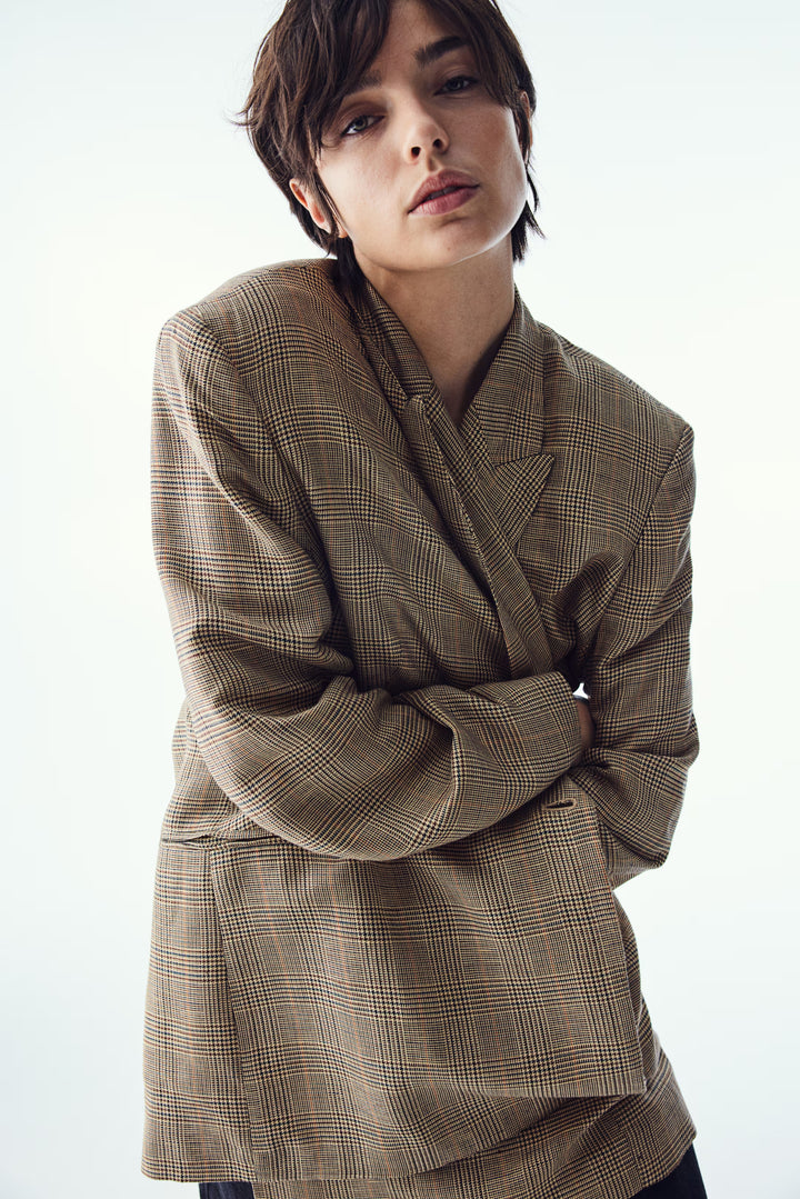 H&M Linen-Blend Blazer