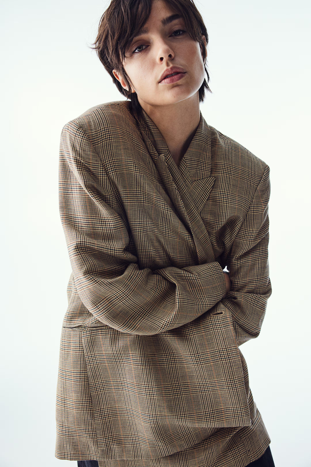 H&M Linen-Blend Blazer