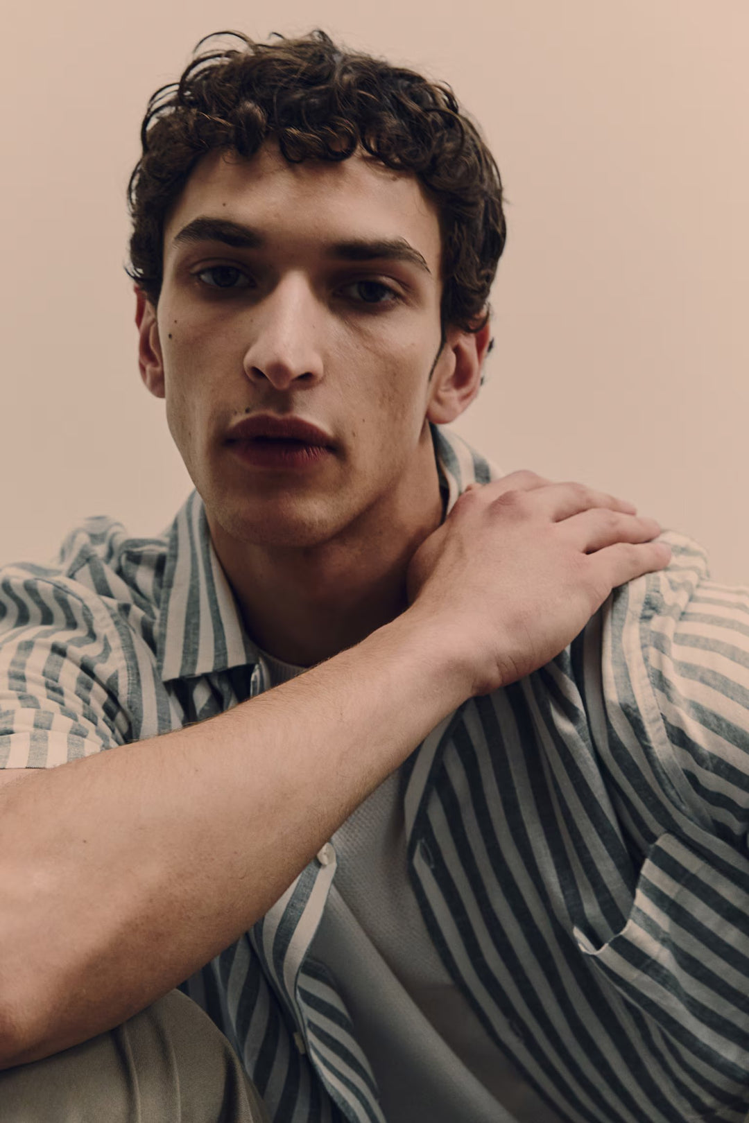 H&M Regular Fit Linen-blend Resort Shirt