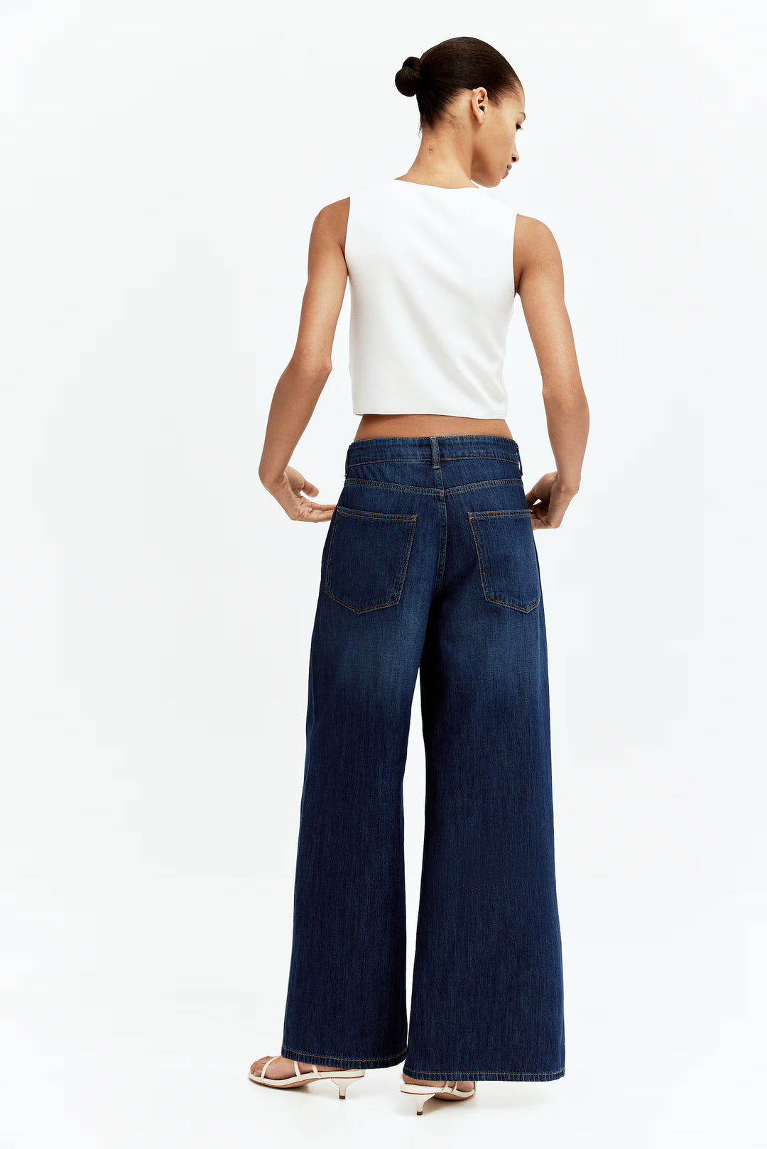 H&M Baggy Wide Low Jeans