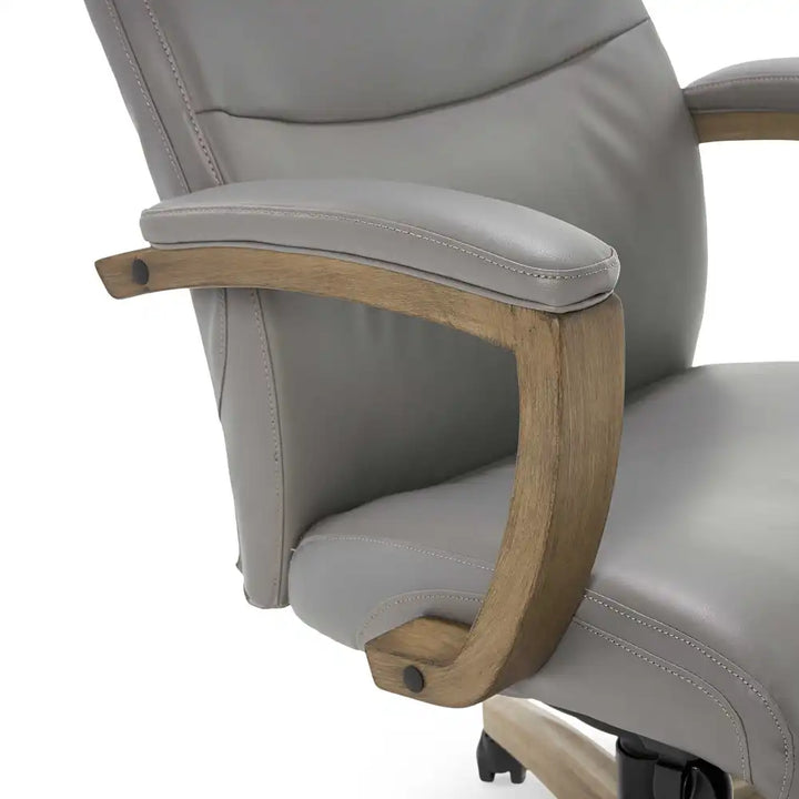 Lazboy Greyson Executive Office Chair, Grey
