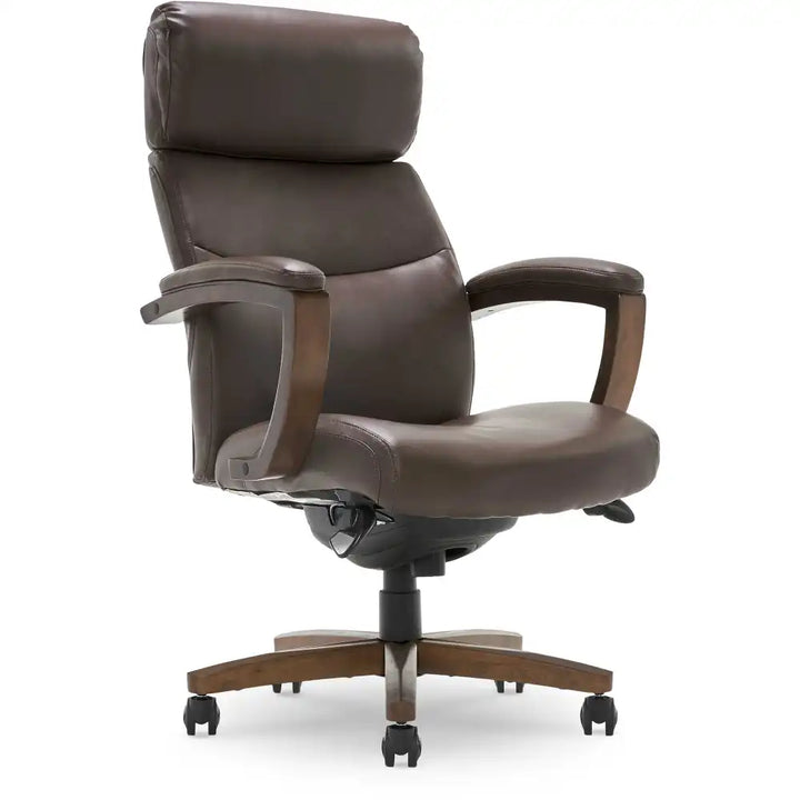 Lazboy Greyson Executive Office Chair, Brown
