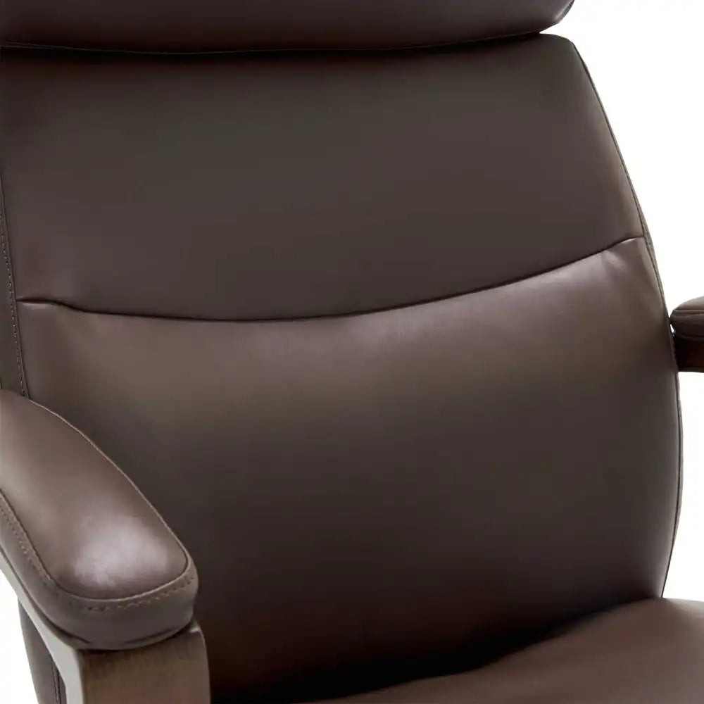 Lazboy Greyson Executive Office Chair, Brown
