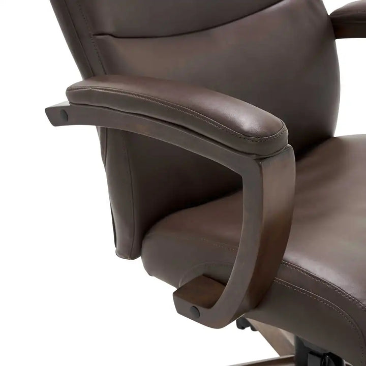 Lazboy Greyson Executive Office Chair, Brown