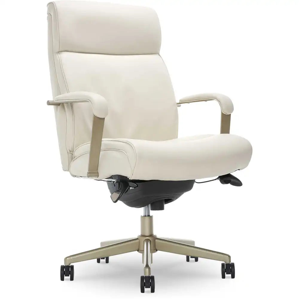 Lazboy Melrose Executive Office Chair, Cream