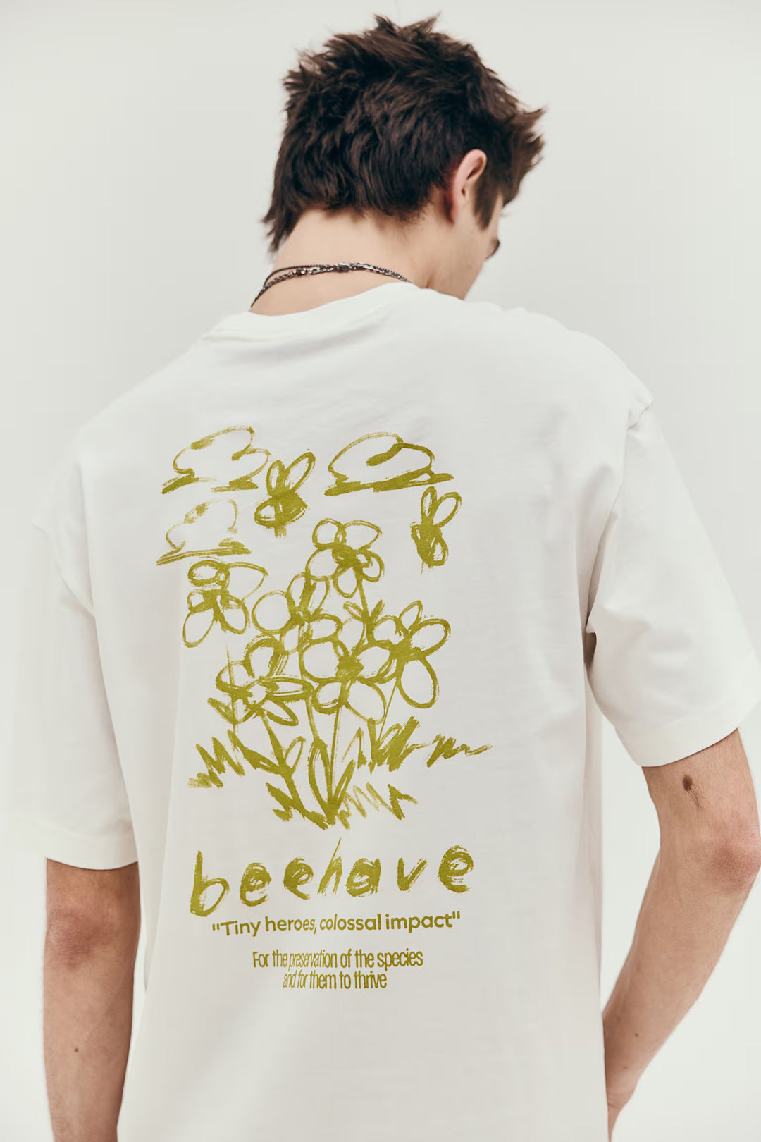 H&M Loose Fit Printed T-shirt