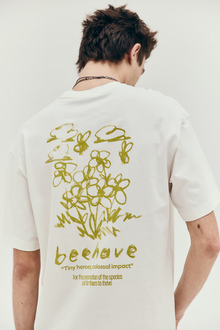 H&M Loose Fit Printed T-shirt