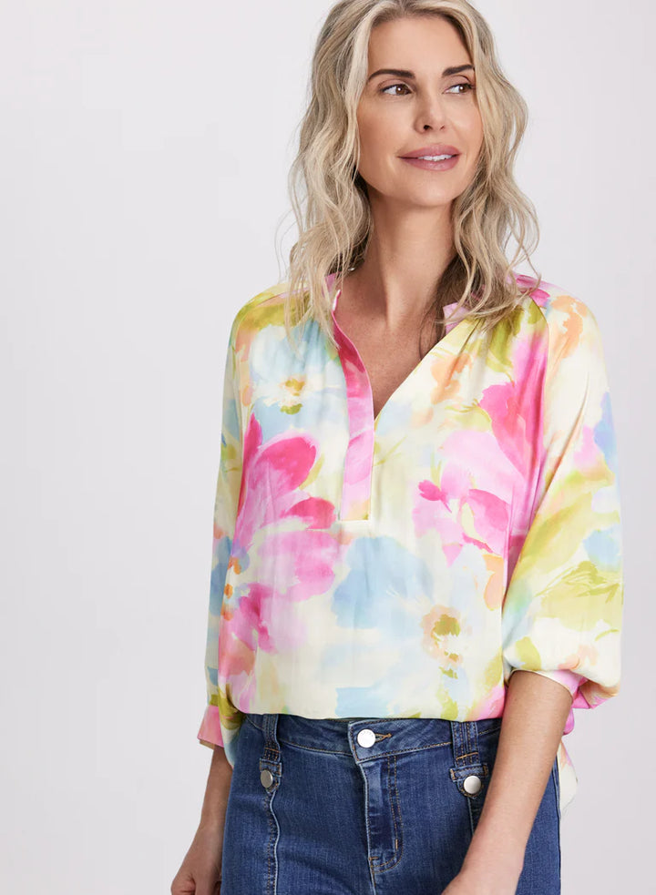 LAURA Floral Print Blouse