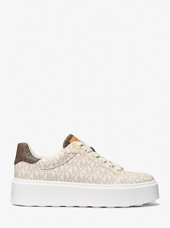 Romey Two-Tone Logo Platform Sneaker