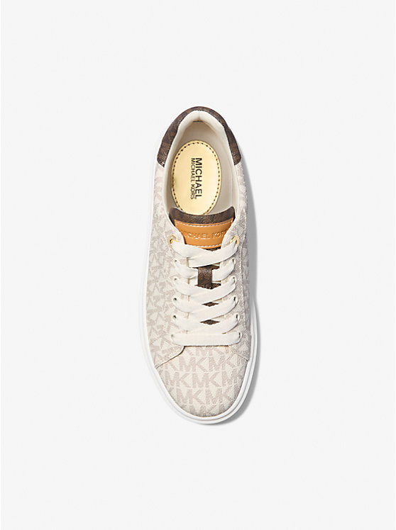 Romey Two-Tone Logo Platform Sneaker