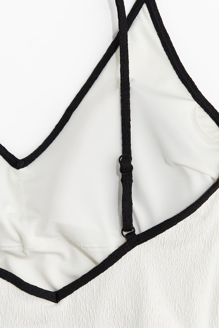 H&M Padded-Cup High-Leg Swimsuit