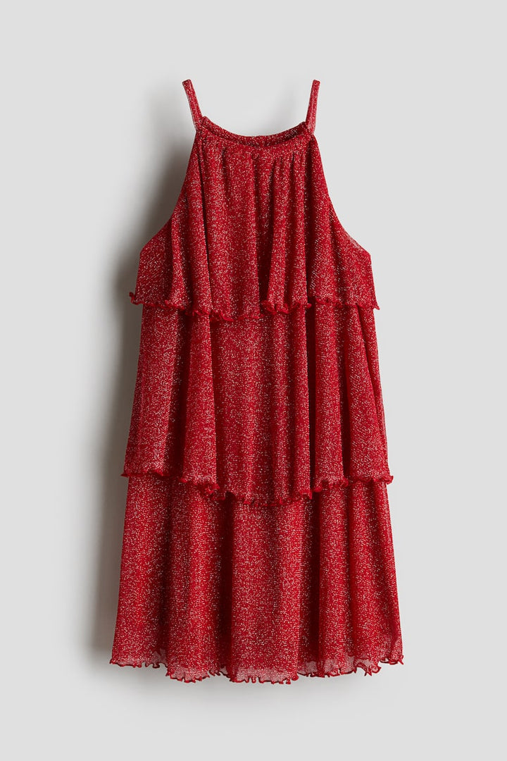 H&M Tiered Shimmery Dress