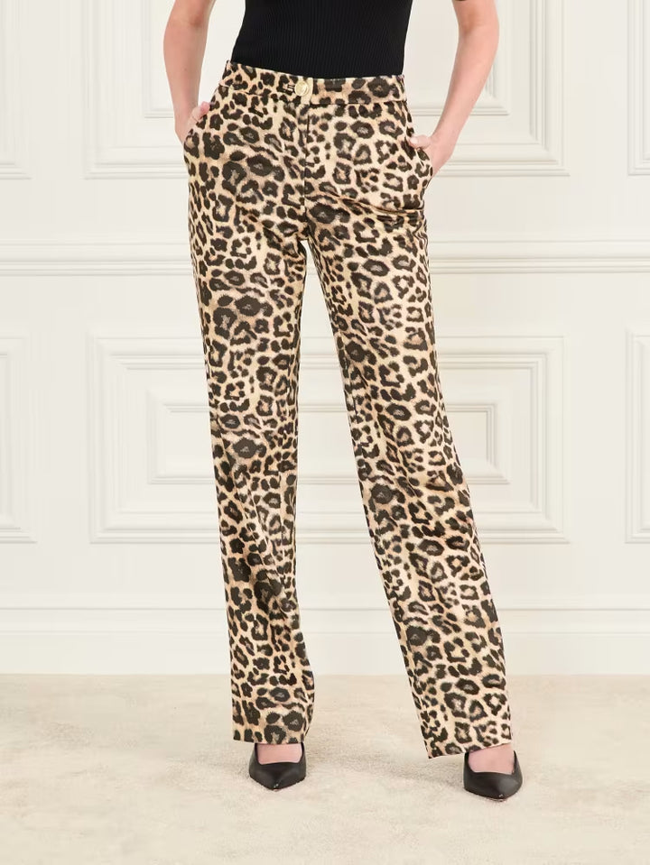 Guess Pamela Printed Velvet Pant
