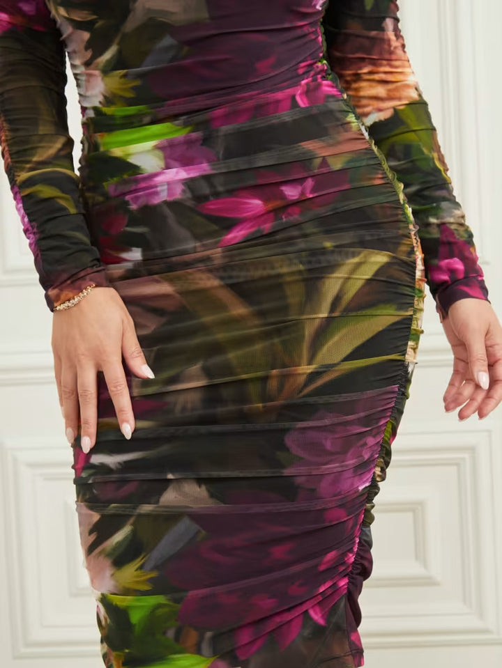 Guess Sandy Printed Midi Dress