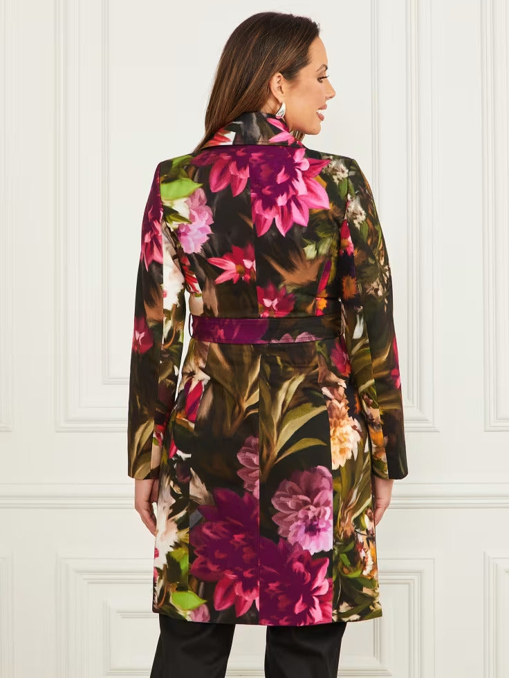 Guess Jennifer Printed Trench Coat