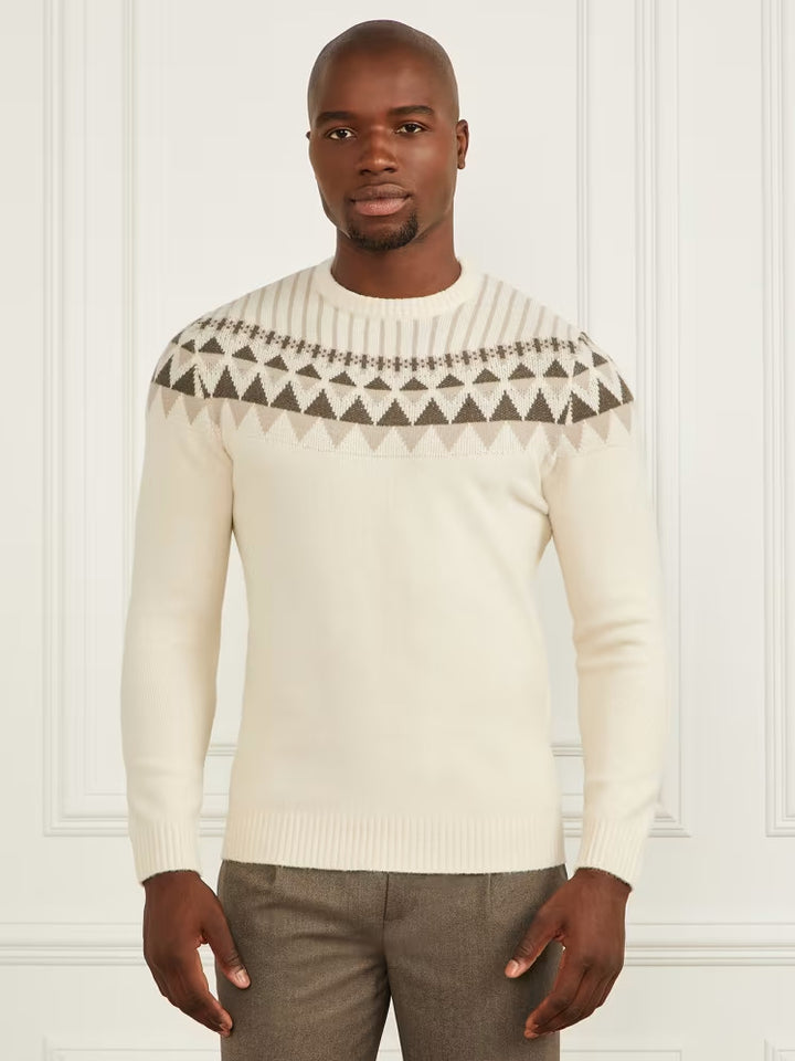 Guess Crewneck Jacquard Sweater