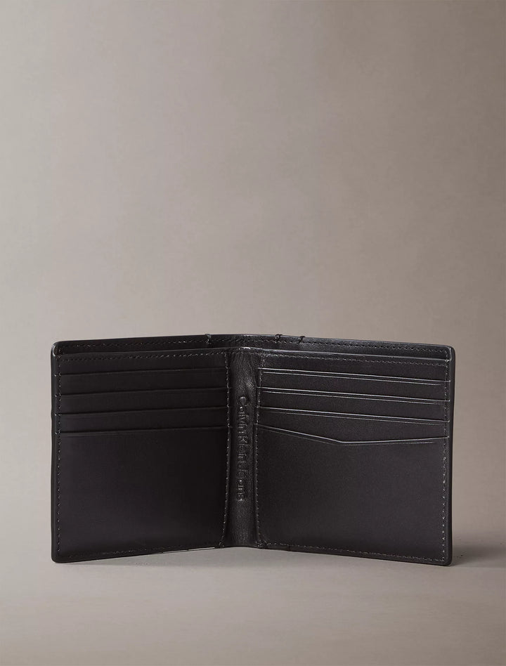 Calvin Klein Allover Monogram Logo Bifold Wallet