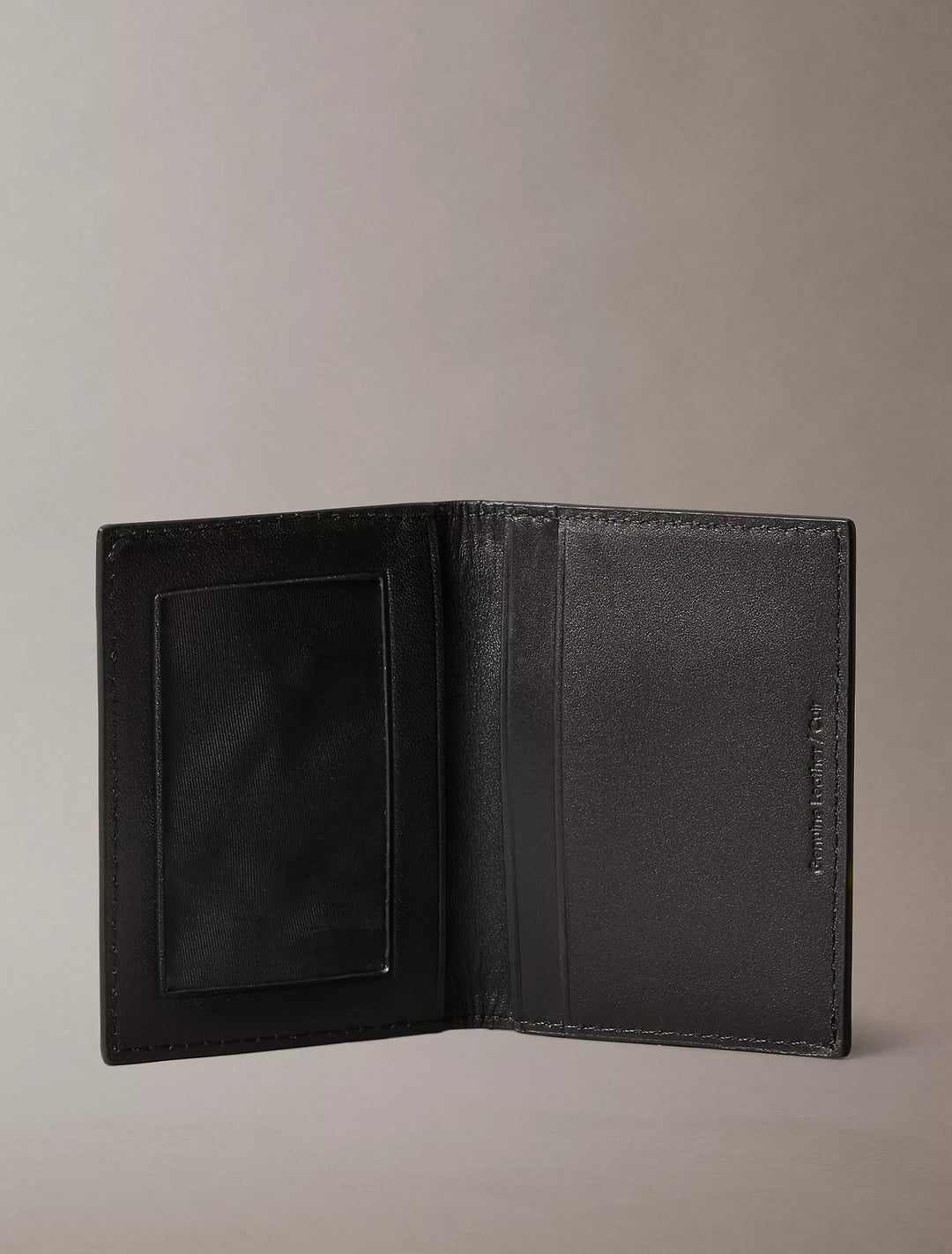 Calvin Klein Allover Monogram Logo Matte Bifold Wallet + Card Case