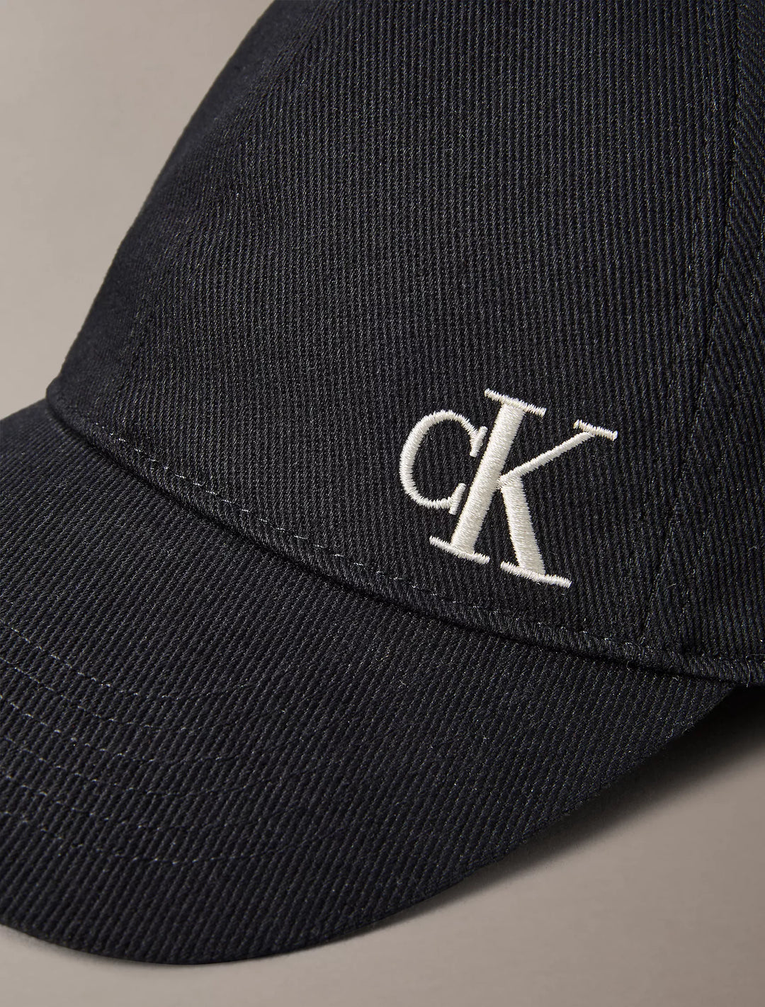 Calvin Klein Brushed Cotton Twill Logo Baseball Cap