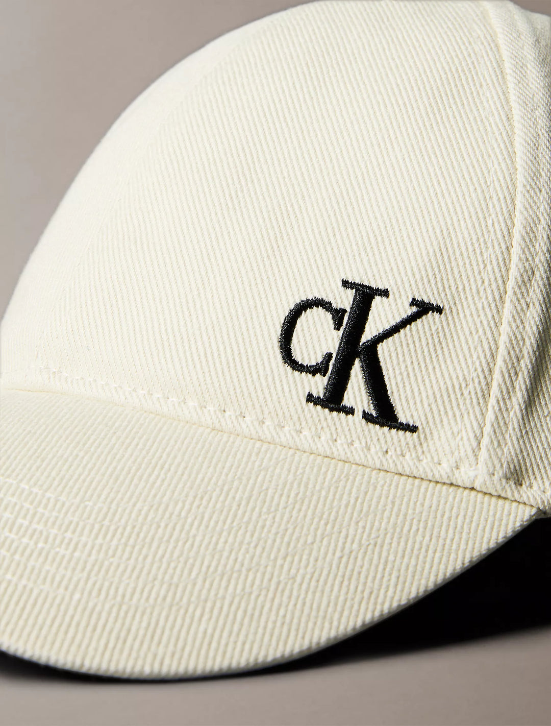 Calvin Klein Brushed Cotton Twill Logo Baseball Cap
