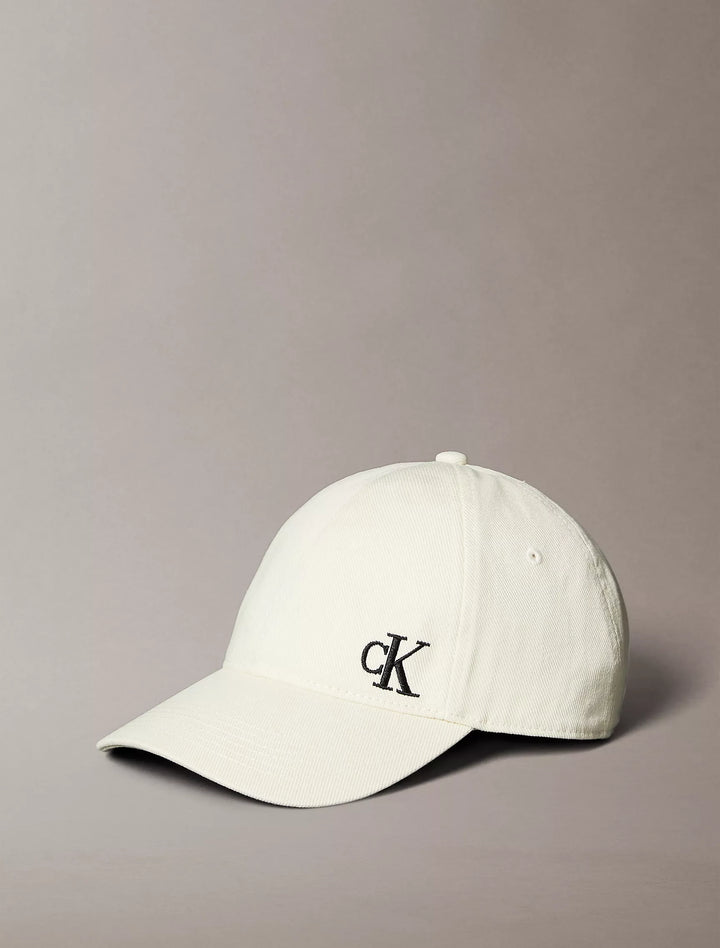 Calvin Klein Brushed Cotton Twill Logo Baseball Cap