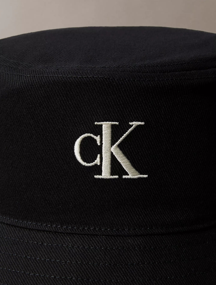 Calvin Klein Compact Monogram Logo Bucket Hat