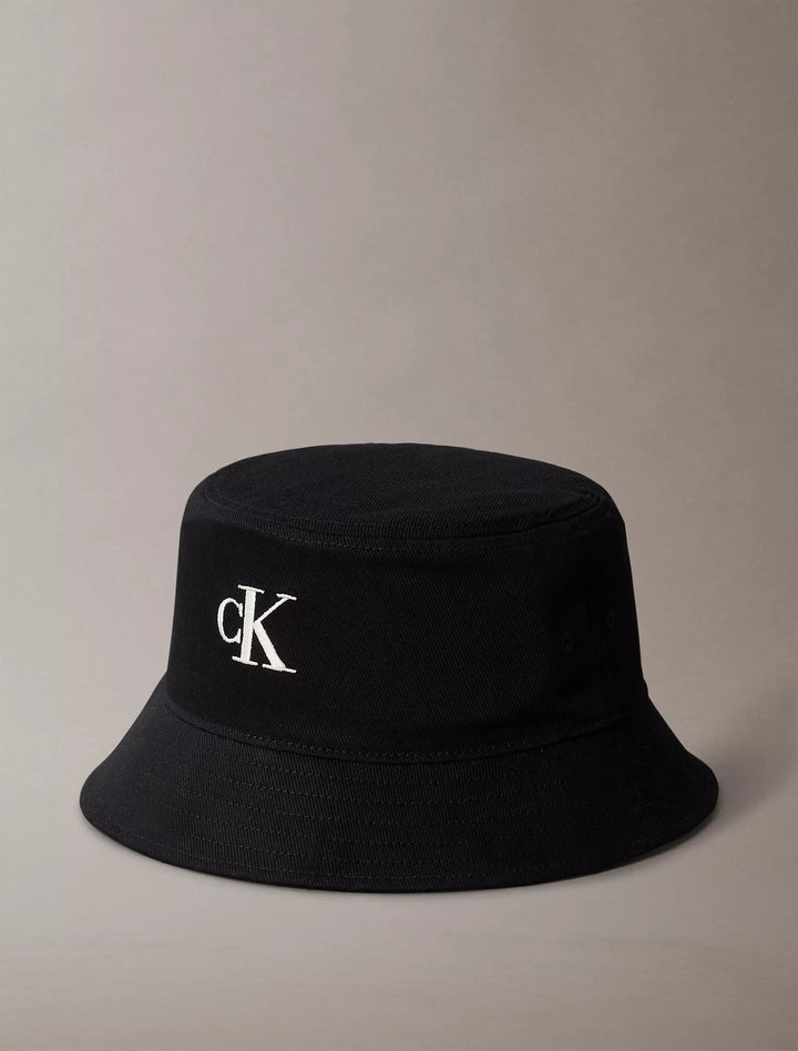 Calvin Klein Compact Monogram Logo Bucket Hat
