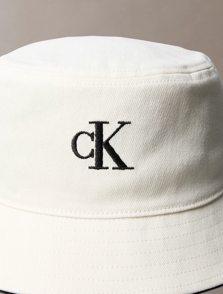 Calvin Klein Compact Monogram Logo Bucket Hat