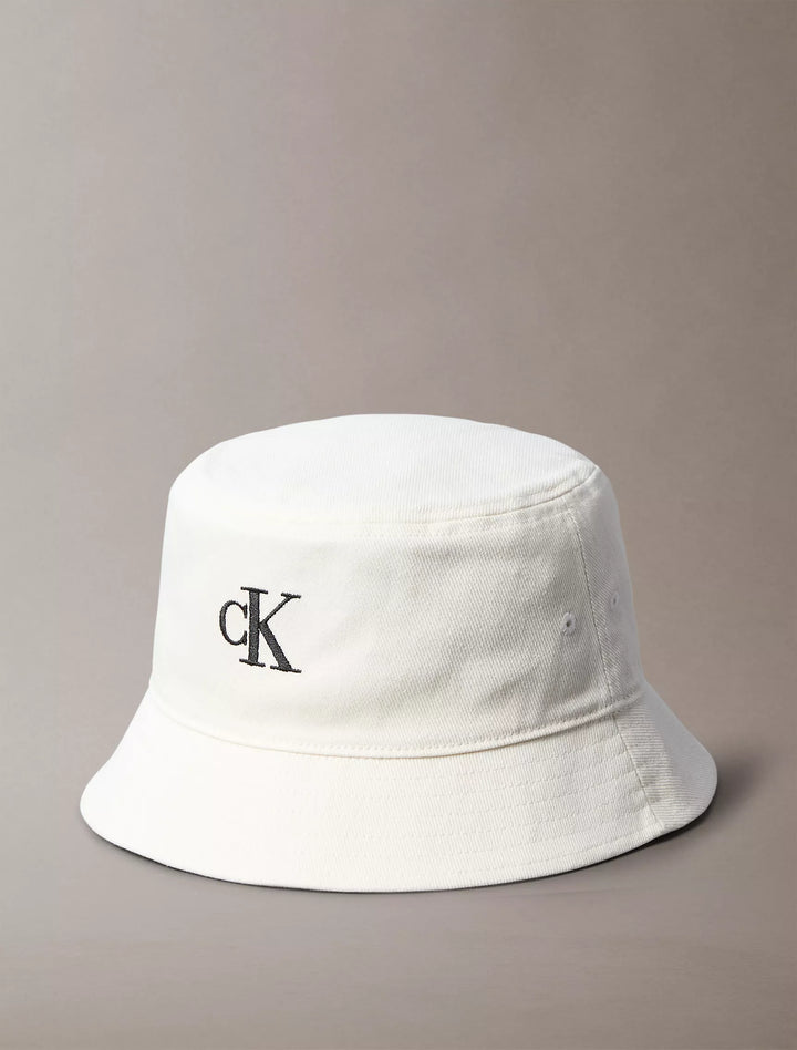 Calvin Klein Compact Monogram Logo Bucket Hat