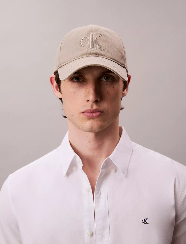 Calvin Klein Twill Embroidered Monogram Logo Cap