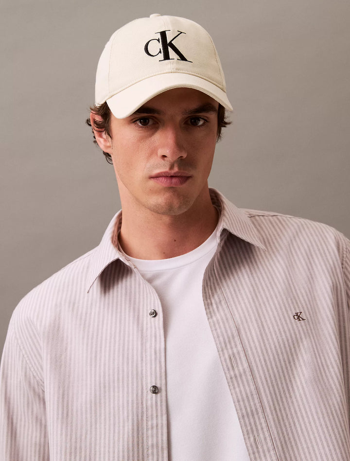 Calvin Klein Twill Embroidered Monogram Logo Cap