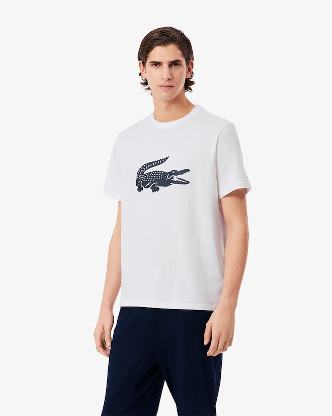 Lacoste Men's Printed Jersey Pajama Set