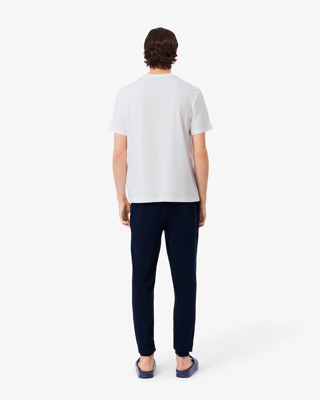 Lacoste Men's Printed Jersey Pajama Set