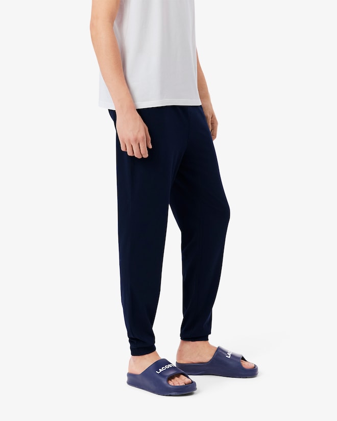 Lacoste Men's Printed Jersey Pajama Set