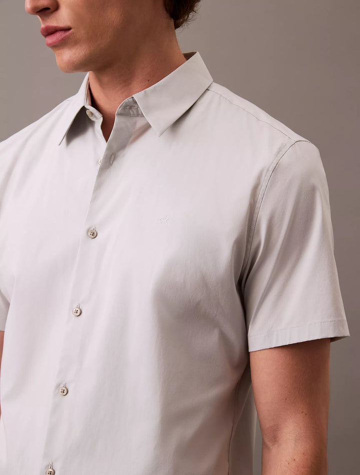 Calvin Klein Cotton Stretch Slim Button-Down Shirt