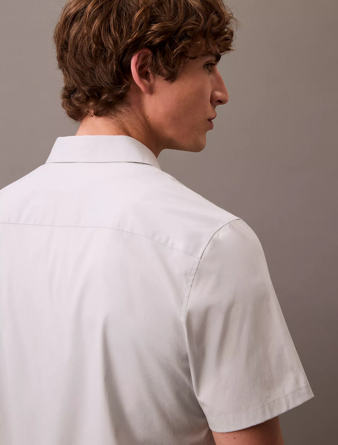 Calvin Klein Cotton Stretch Slim Button-Down Shirt