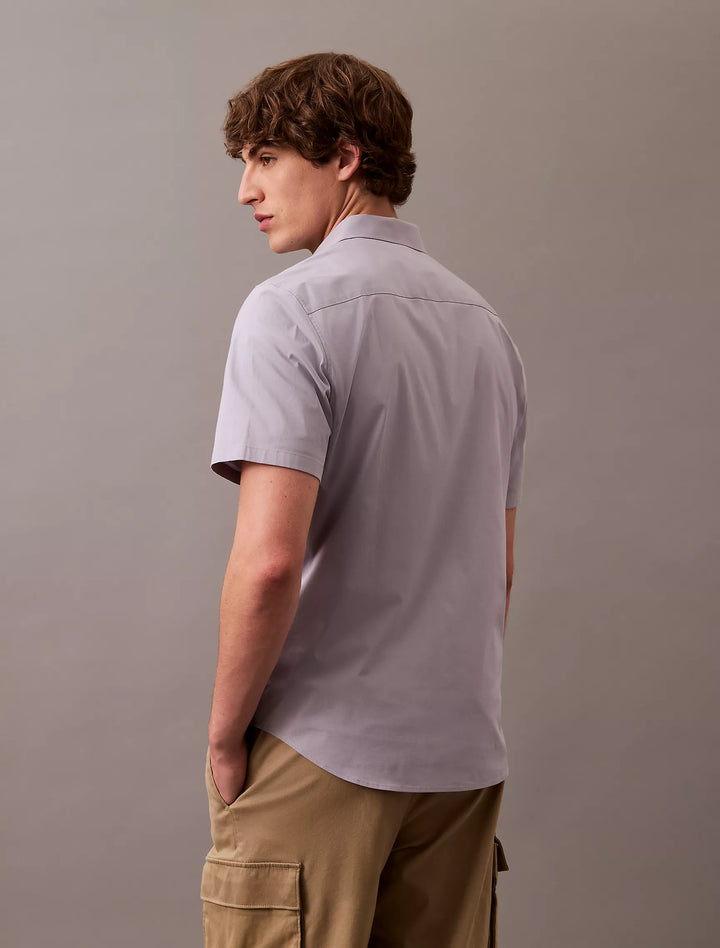 Calvin Klein Cotton Stretch Slim Button-Down Shirt