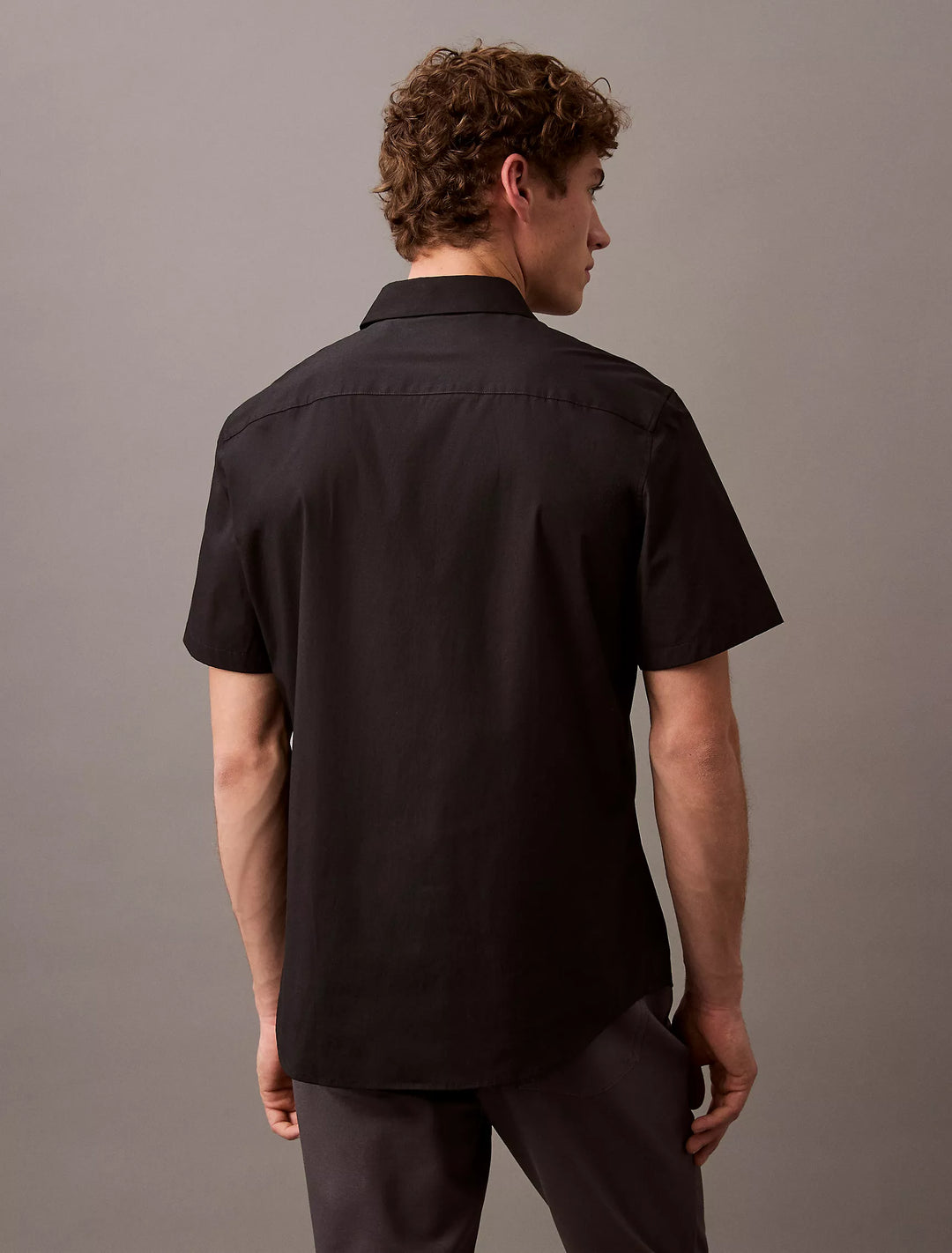 Calvin Klein Cotton Stretch Slim Button-Down Shirt