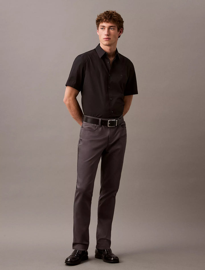 Calvin Klein Cotton Stretch Slim Button-Down Shirt