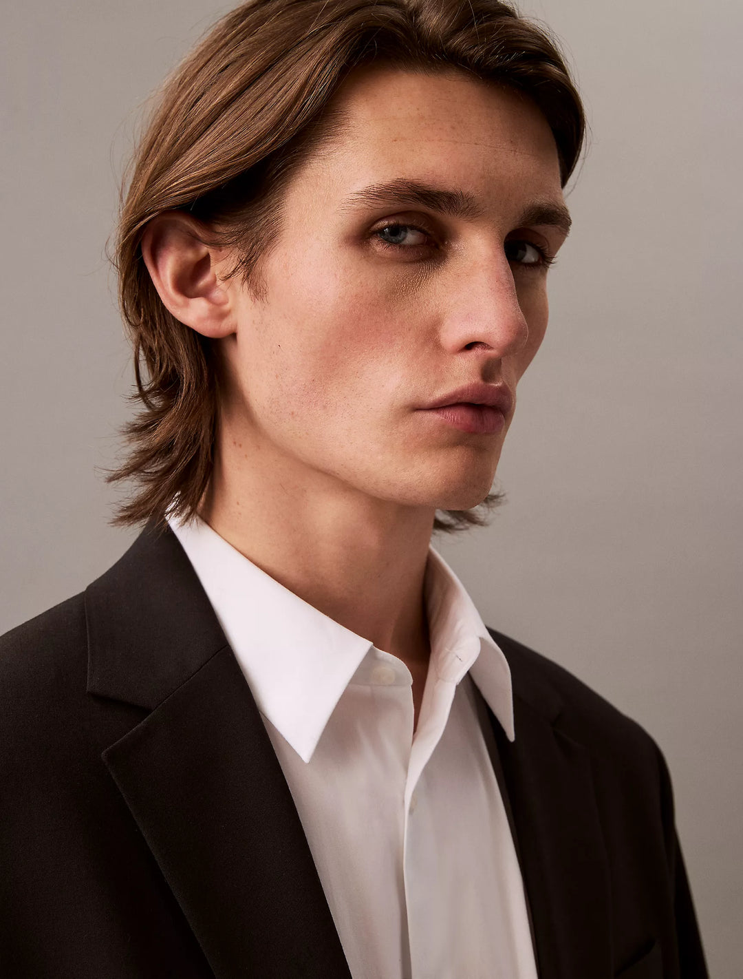 Calvin Klein Cotton Stretch Slim Button-Down Shirt